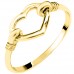 Χρυσό δαχτυλίδι καρδιά Κ14